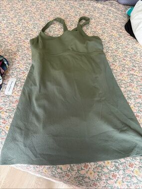 Lands End Olive Green Bathing Suit